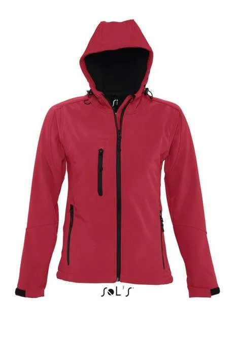 Sols Replay női kapucnis softshell dzseki, Pepper Red, S