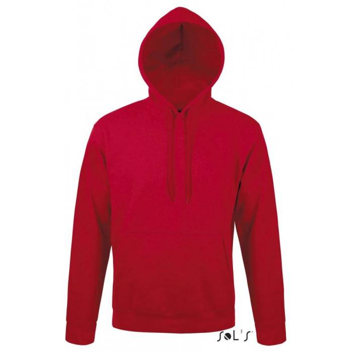 Sols Snake uniszex kapucnis pulóver, Red, 4XL - Red<br><small>GO-SO47101RE-7</small>