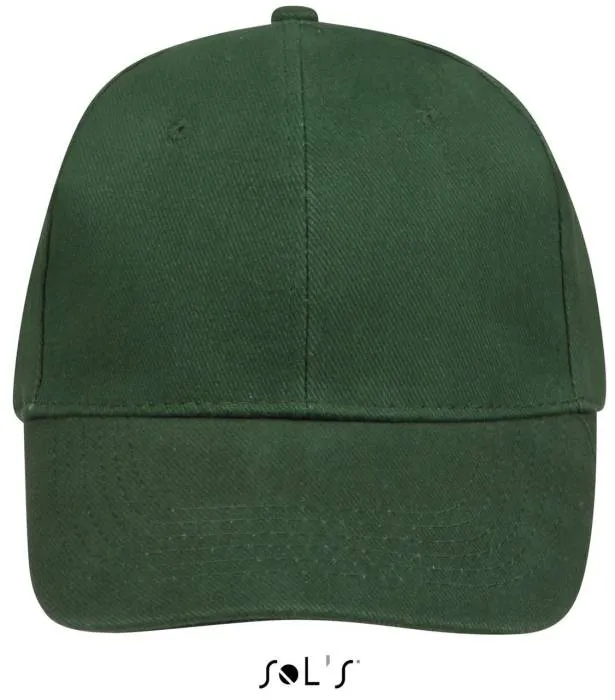 Sols Buffalo 6 paneles baseballsapka, Bottle Green, U - Bottle Green<br><small>GO-SO88100BG-U</small>