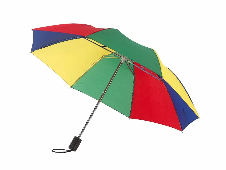 REGULAR összecsukható mechanikus esernyő - kék, sárga, vörös, zöld<br><small>IN-56-0101115</small>