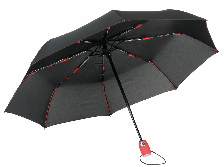 STREETLIFE automata viharálló összecsukható esernyő - fekete, vörös<br><small>IN-56-0101251</small>