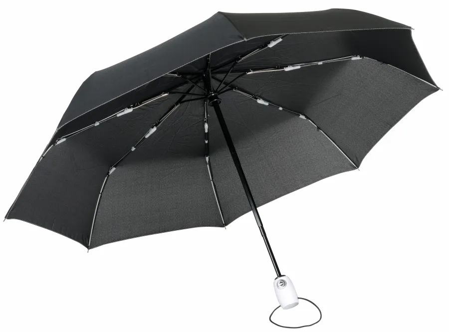 STREETLIFE automata viharálló összecsukható esernyő - fehér, fekete<br><small>IN-56-0101252</small>