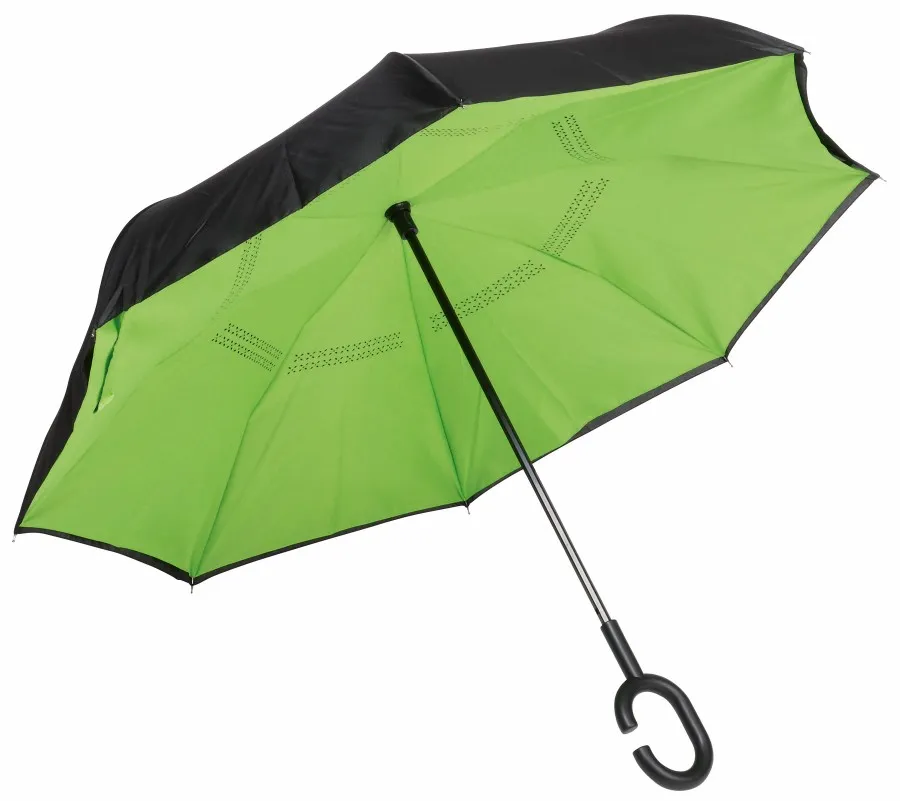 FLIPPED esernyő - fekete, világoszöld<br><small>IN-56-0103372</small>
