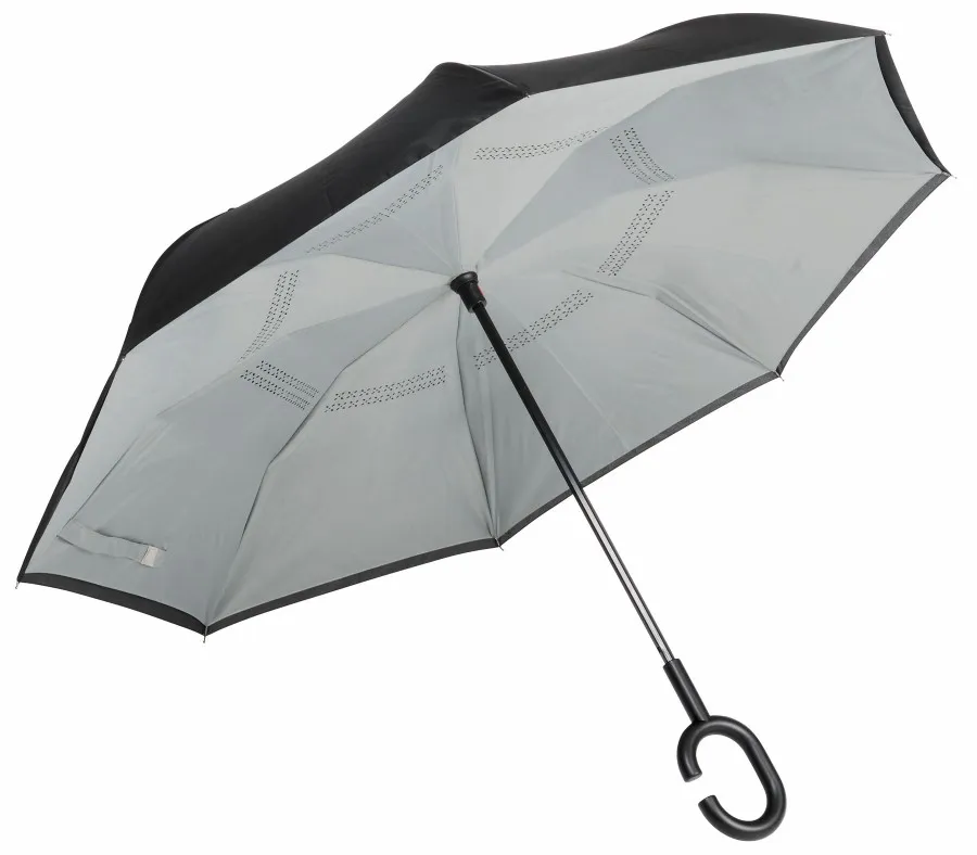 FLIPPED esernyő - fekete, világosszürke<br><small>IN-56-0103373</small>