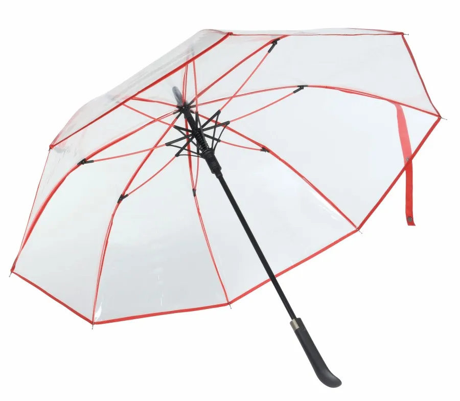 VIP automata esernyő - átlátszó, vörös<br><small>IN-56-0103403</small>