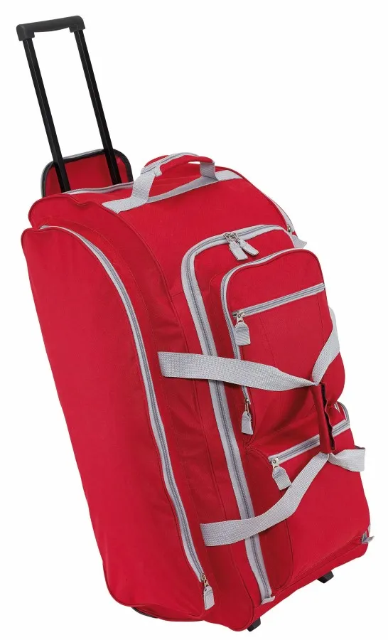 9P gurulós utazó táska - szürke, vörös<br><small>IN-56-0208618</small>