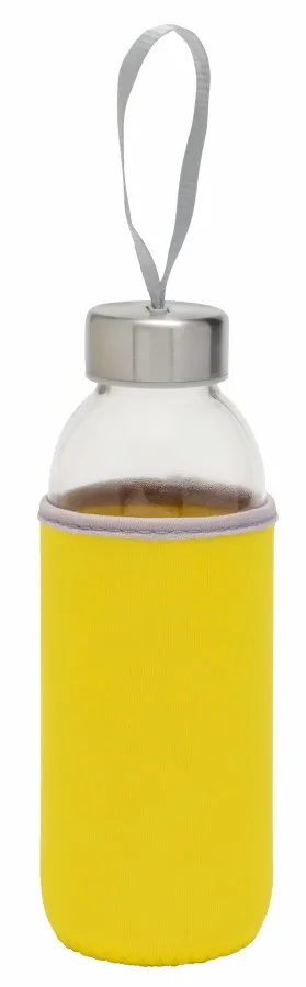 TAKE WELL üvegpalack, kulacs - átlátszó, sárga<br><small>IN-56-0304234</small>