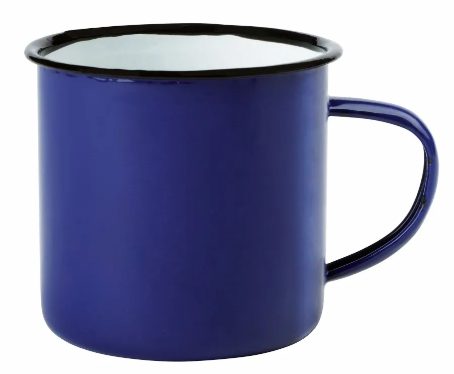 RETRO CUP zománcozott bögre - fehér, kék<br><small>IN-56-0304422</small>