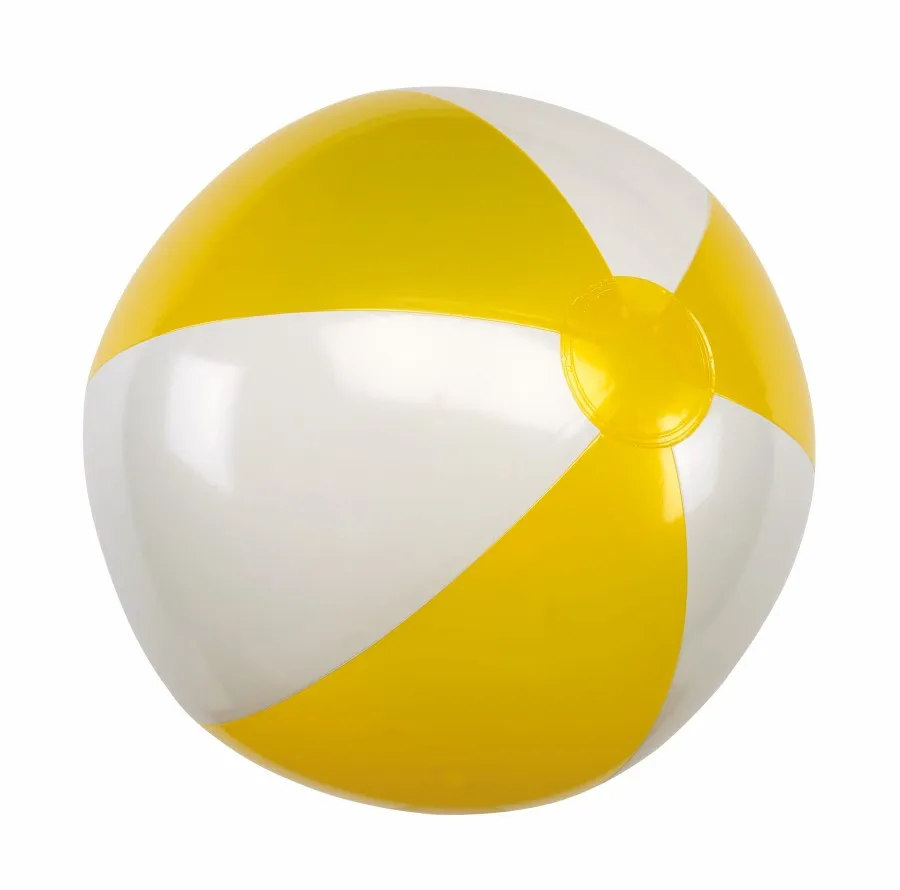 ATLANTIC SHINY felfújható strandlabda - fehér, sárga<br><small>IN-56-0602078</small>
