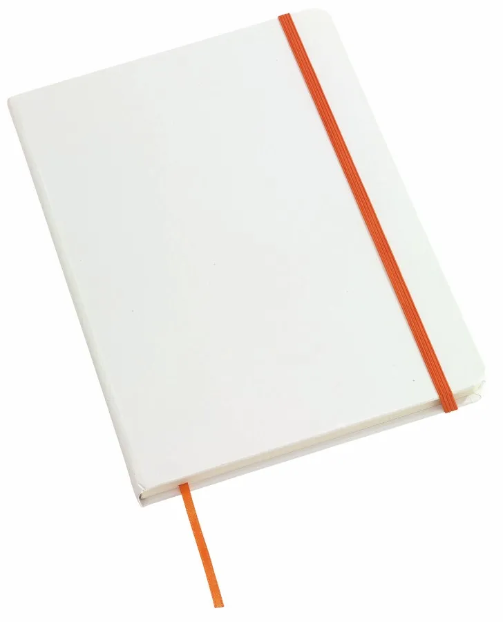 AUTHOR A5-ös jegyzetfüzet - fehér, narancssárga<br><small>IN-56-1103264</small>