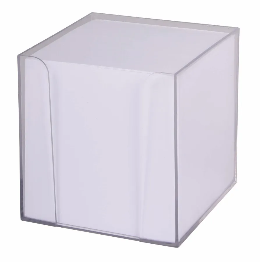 NEVER FORGET kocka alakú jegyzettömb - átlátszó<br><small>IN-56-1103316</small>