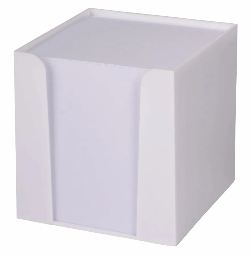 NEVER FORGET kocka alakú jegyzettömb - fehér<br><small>IN-56-1103317</small>