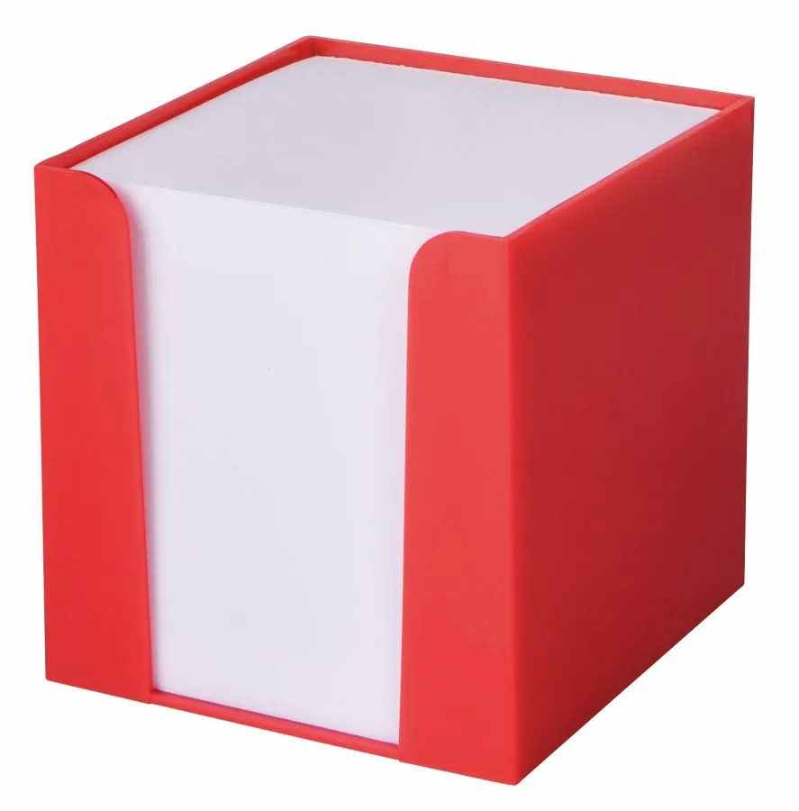 NEVER FORGET kocka alakú jegyzettömb - vörös<br><small>IN-56-1103319</small>