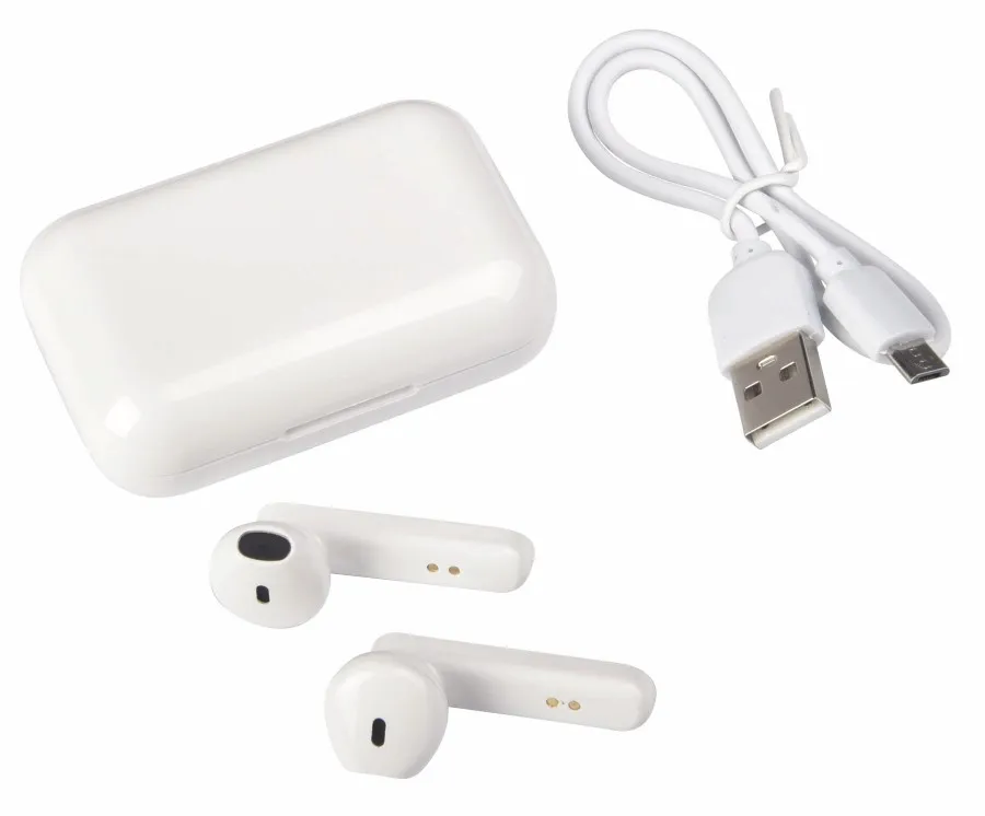 TWINS vezeték nélküli, fülbe helyezhető fülhallgató - fehér<br><small>IN-58-8106036</small>