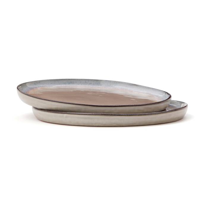 VINGA Nomimono tányér, 20 cm, 2 db-os készlet - beige<br><small>XI-3576</small>