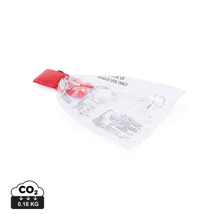 CPR maszk kulcstartóval - piros<br><small>XI-P265.244</small>