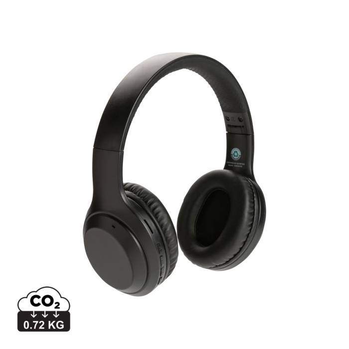 RSC standard újrahasznosított műanyag fejhallgató - fekete<br><small>XI-P329.661</small>