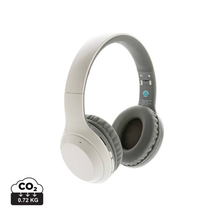 RSC standard újrahasznosított műanyag fejhallgató - fehér<br><small>XI-P329.663</small>
