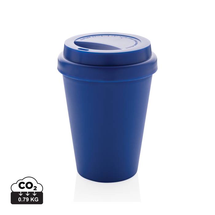 Többször használatos, duplafalú kávésbögre 300 ml - kék<br><small>XI-P432.695</small>