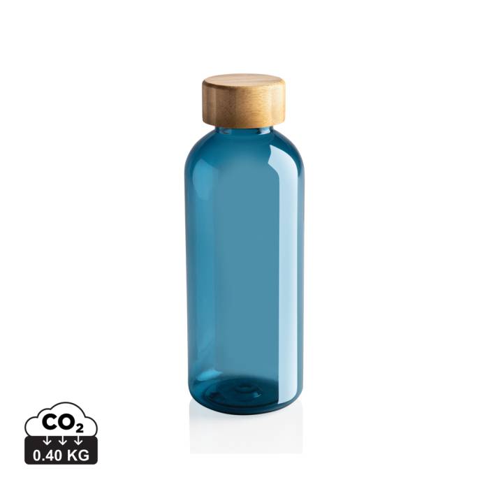 GRS RPET palack bambusz fedővel - kék<br><small>XI-P433.095</small>