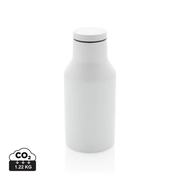 RCS újrahasznosított rozsdamentes acél kompakt palack - fehér<br><small>XI-P433.193</small>