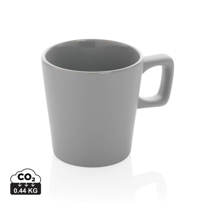 Modern kerámia kávésbögre - szürke<br><small>XI-P434.052</small>