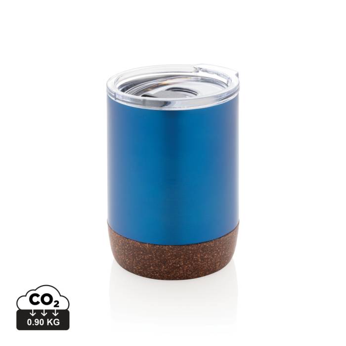 RCS újrahasznosított acél parafa kicsi vákuumos kávésbögre - kék...<br><small>XI-P435.055</small>