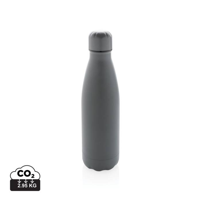 Szolid színű vákuumszigetelt palack rozsdamentes acélból - szürke...<br><small>XI-P436.462</small>