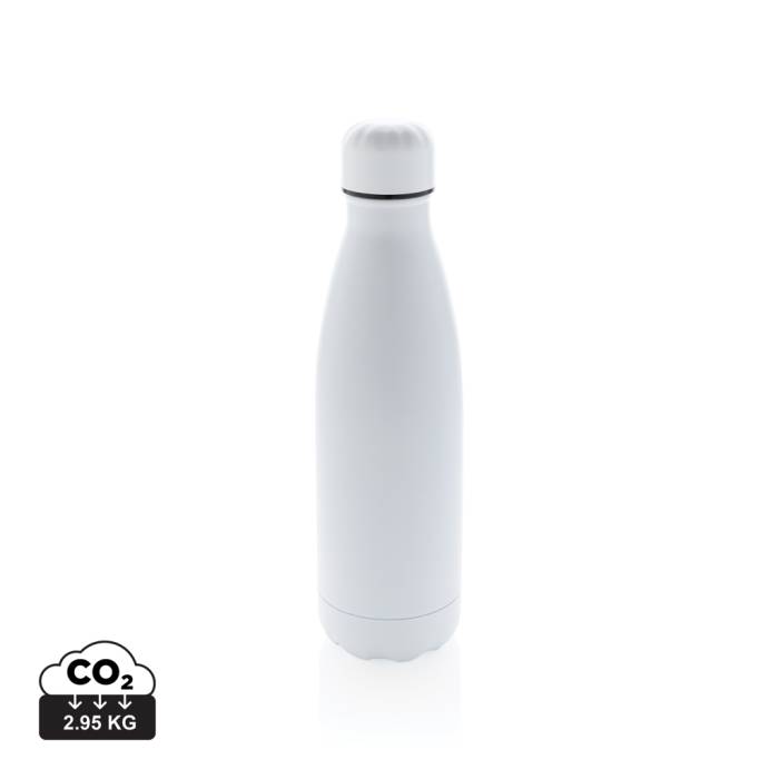 Szolid színű vákuumszigetelt palack rozsdamentes acélból - fehér...<br><small>XI-P436.463</small>