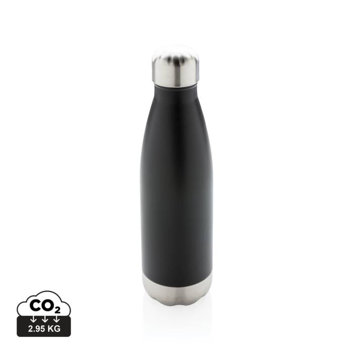 Vákuumszigetelt palack rozsdamentes acélból - fekete<br><small>XI-P436.491</small>