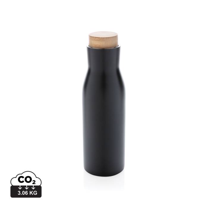 Clima vákuumszigetelt szivárgásmentes palack fém kupakkal - fekete...<br><small>XI-P436.611</small>