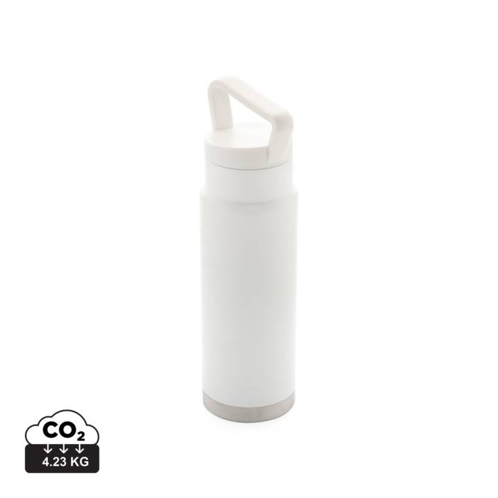Szivárgásmentes vákuumszigetelt palack fogóval - fehér<br><small>XI-P436.923</small>