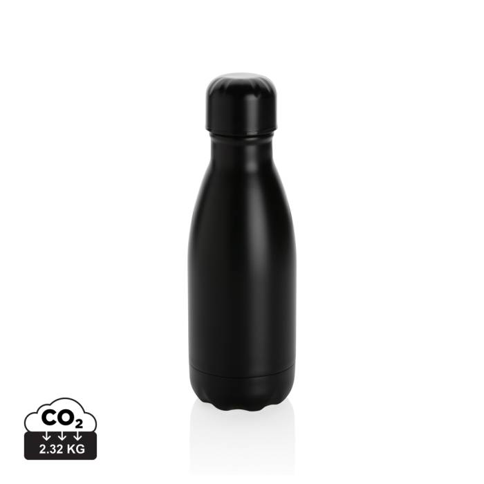 Szolid színű vákuum palack rozsdamentes acélból 260ml - fekete<br><small>XI-P436.961</small>