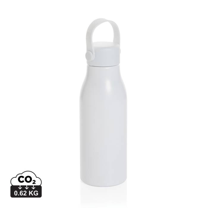 Pluto RCS újrahasznosított alumínium palack, 680 ml - fehér<br><small>XI-P437.0403</small>