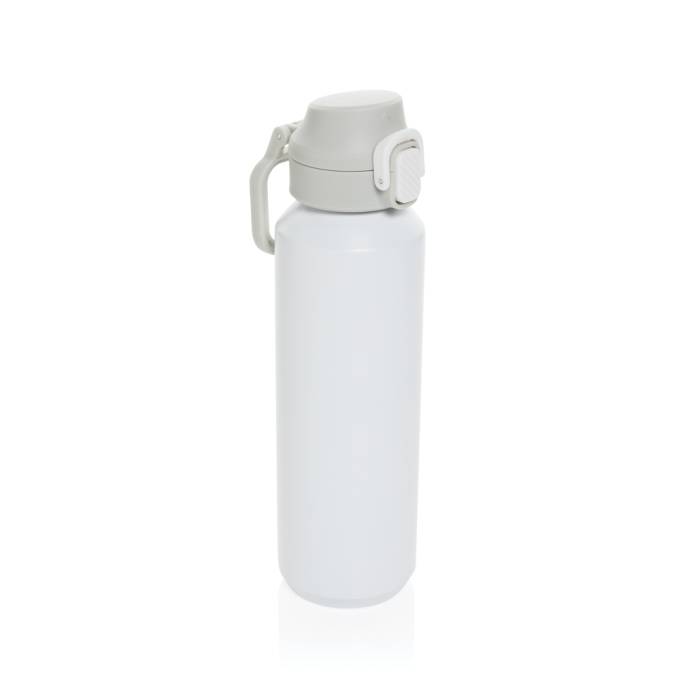 Via RCS újrahasznosított, zárható sport palack 600 ml - fehér<br><small>XI-P437.5003</small>