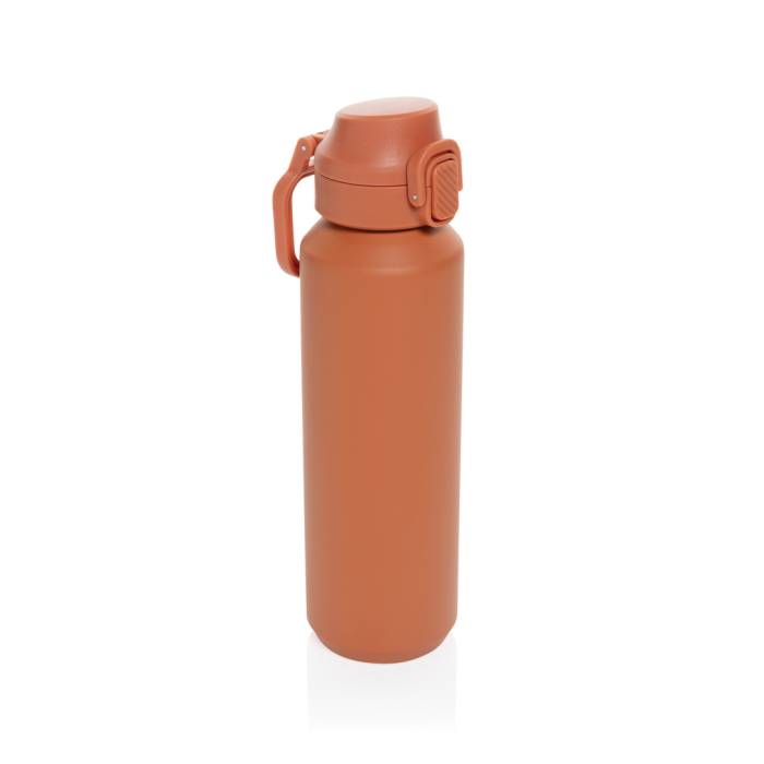 Via RCS újrahasznosított, zárható sport palack 600 ml - narancs<br><small>XI-P437.5008</small>