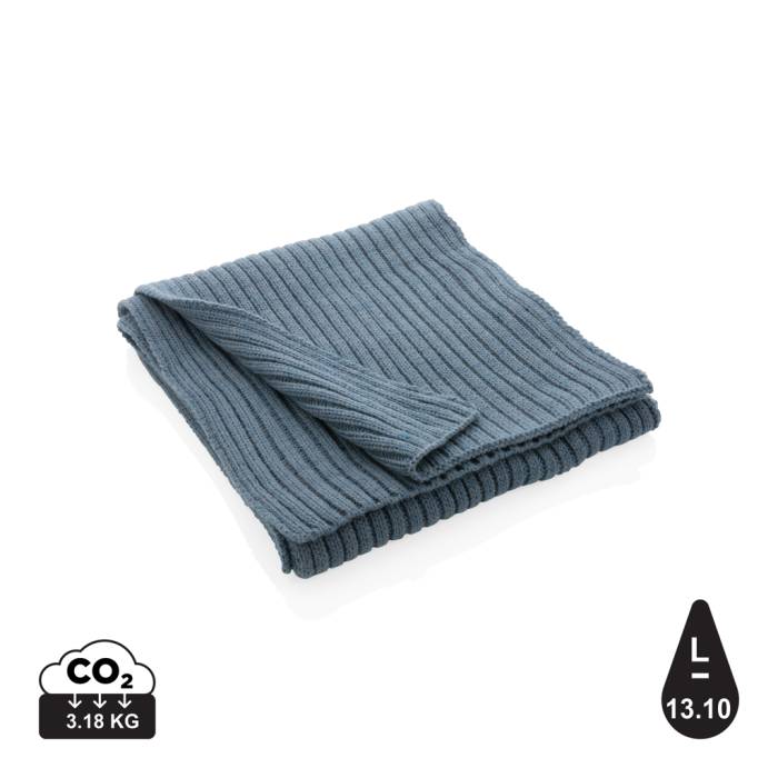 Impact AWARE™ Polylana® kötött sál, 180x25cm - Sage blue<br><small>XI-P453.445</small>