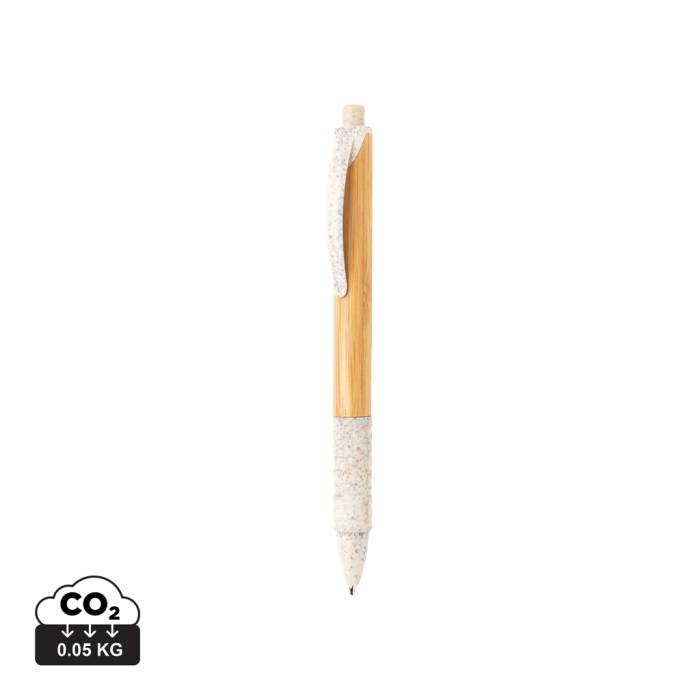 Bambusz és búzaszár toll - fehér<br><small>XI-P610.533</small>