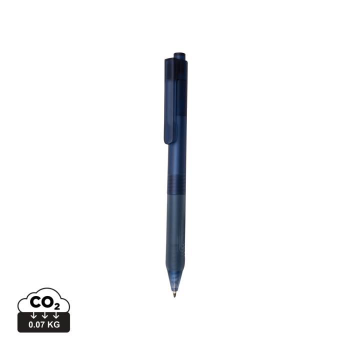 X9 fagyott hatású toll szilikon markolattal - sötétkék<br><small>XI-P610.799</small>