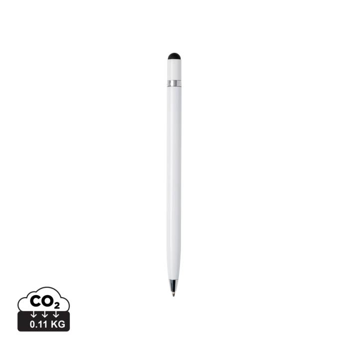 Egyszerű fém toll - fehér<br><small>XI-P610.943</small>