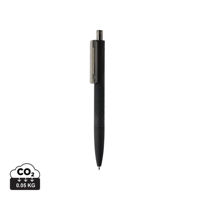 X3 puha tapintású, fekete felületű toll - fekete<br><small>XI-P610.971</small>
