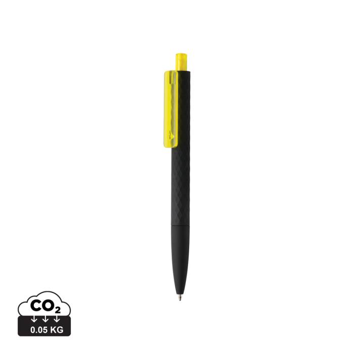 X3 puha tapintású, fekete felületű toll - sárga<br><small>XI-P610.976</small>