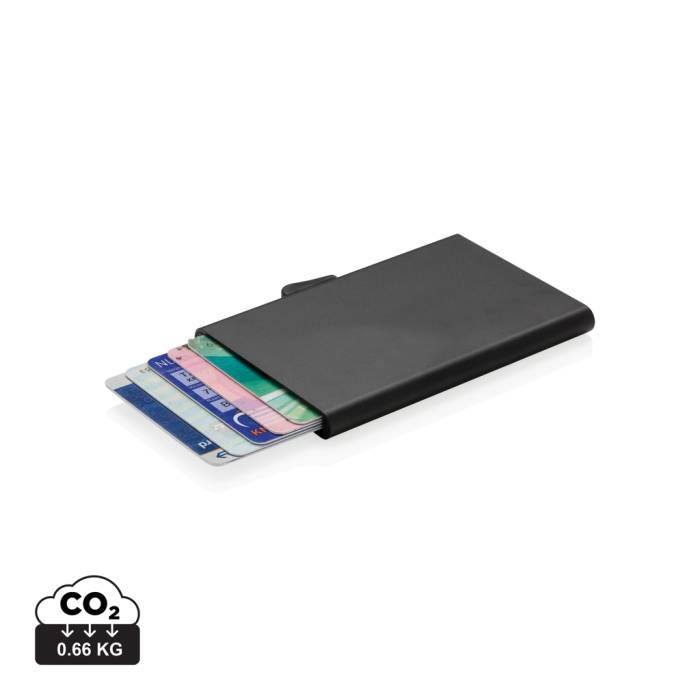 C-Secure alumínium RFID kártyatartó - fekete<br><small>XI-P820.491</small>