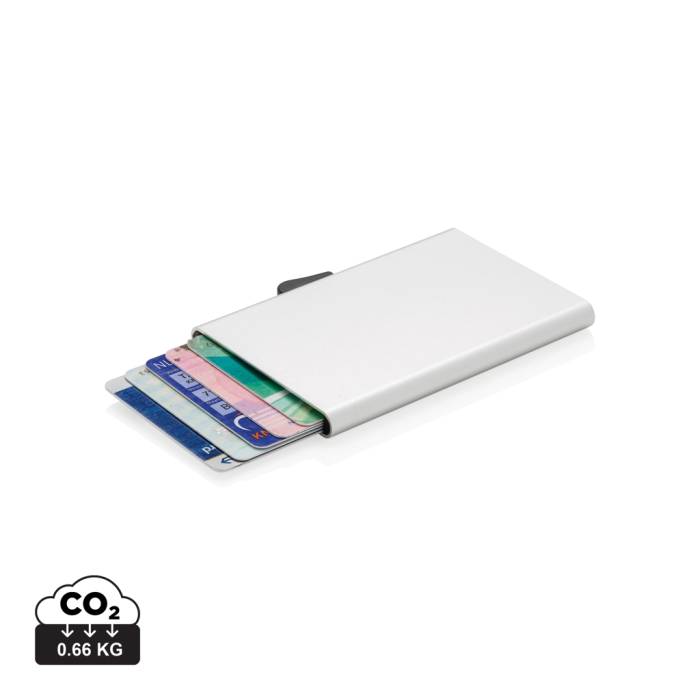 C-Secure alumínium RFID kártyatartó - ezüst színű<br><small>XI-P820.492</small>