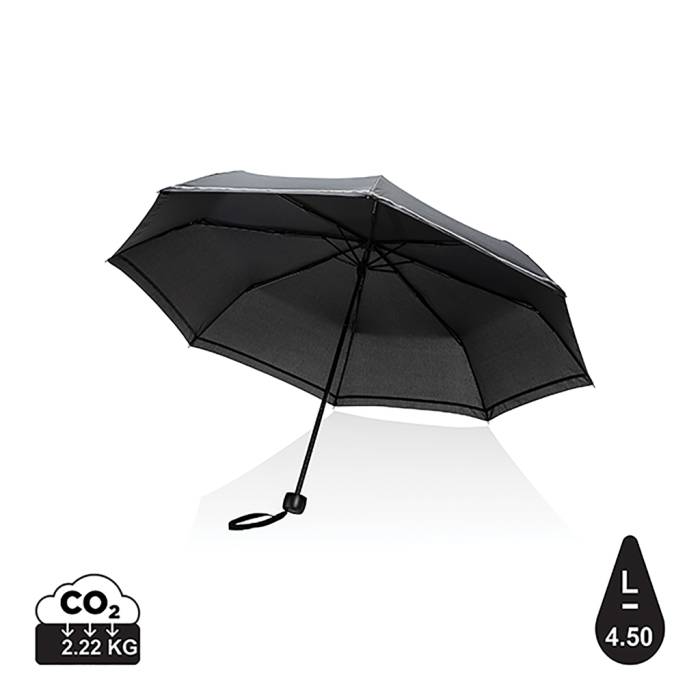 20,5`-es Impact AWARE™ RPET mini fényvisszaverő esernyő 19 - fekete...<br><small>XI-P850.541</small>