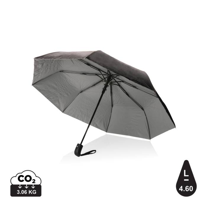 21`-es Impact AWARE™ RPET mini két színes esernyő 190T - ezüst színű...<br><small>XI-P850.552</small>