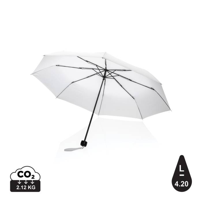 20,5`-es Impact AWARE™ RPET mini esernyő 190T - fehér<br><small>XI-P850.583</small>