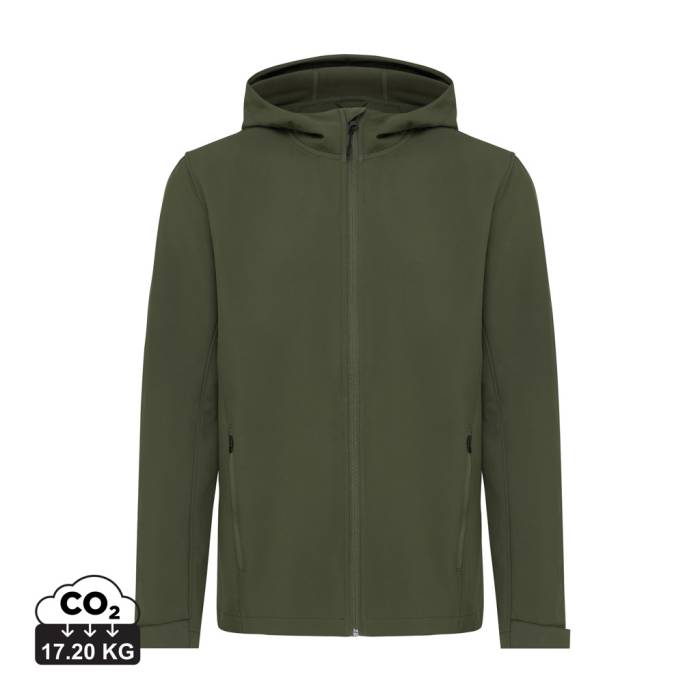 Iqoniq Makalu férfi újrahaszn. poliészter softshell dzseki - khaki...<br><small>XI-T1700.020.L</small>