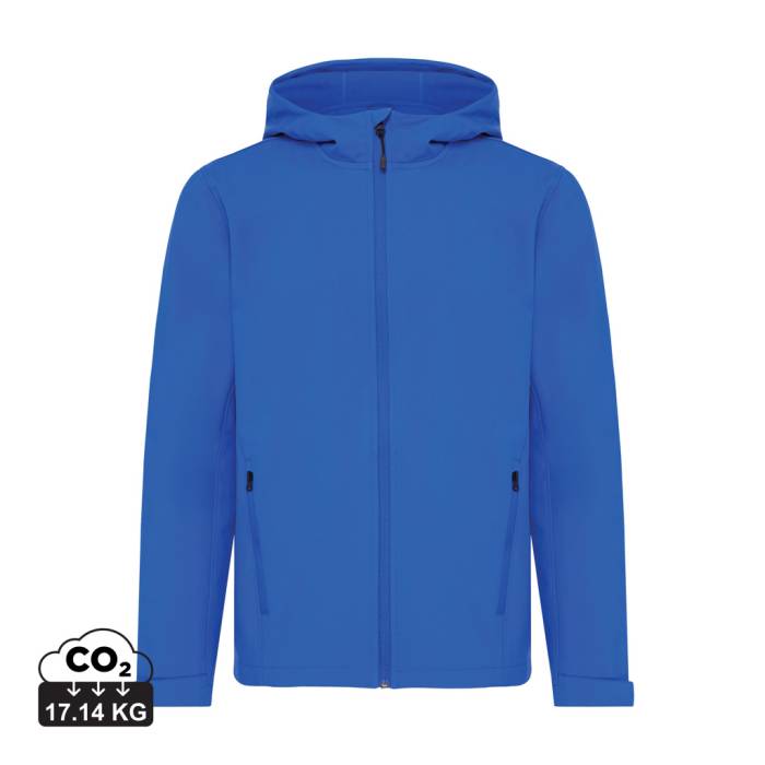 Iqoniq Makalu férfi újrahaszn. poliészter softshell dzseki - királykék...<br><small>XI-T1700.025.L</small>