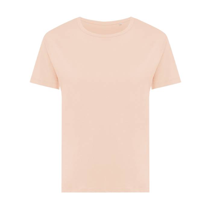 Iqoniq Yala női könnyű újrahasznosított pamut póló - peach nectar<br><small>XI-T4100.038.XXL</small>